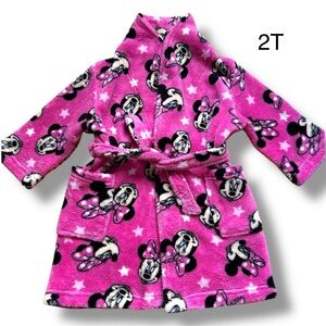 Disney Minnie Mouse Robe size 2T